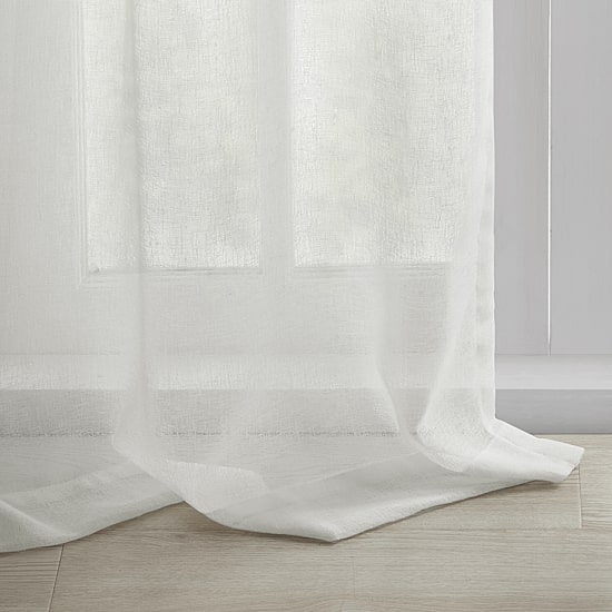 Madison Park Florah Tab Top Sheer Single Curtain Panel