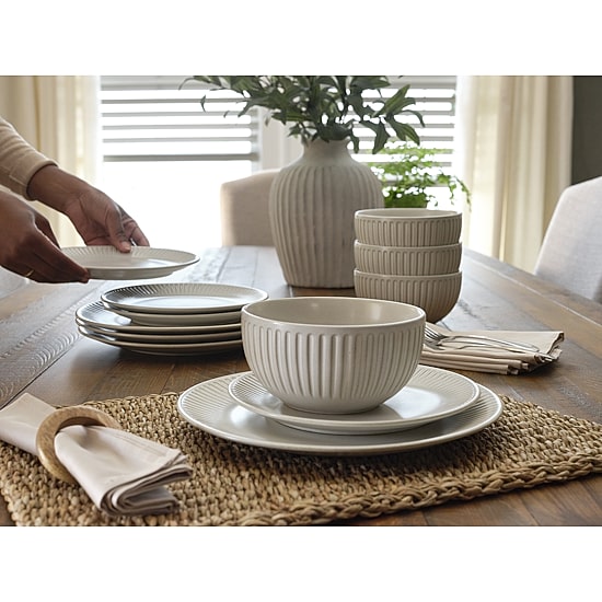 Linden Street Hayward Stoneware 4-pc. Dinner Bowl