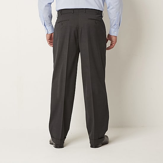 Stafford Coolmax All Season Ecomade Mens Classic Fit Pleated Front Suit Pant