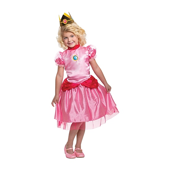 Toddler Girls Princess Peach Costume