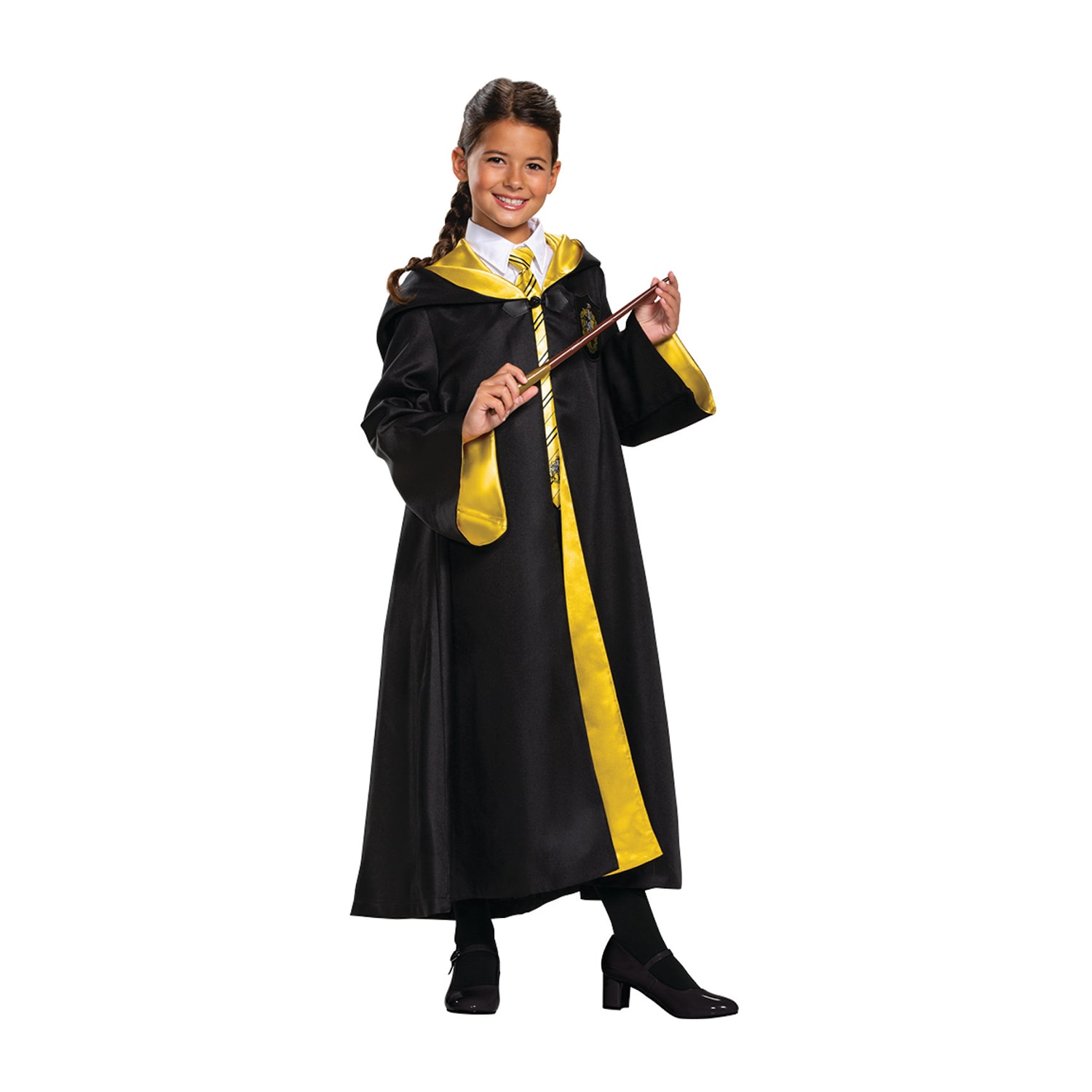 Little & Big Kid Unisex Hufflepuff Robe Prestige Harry Potter Costume