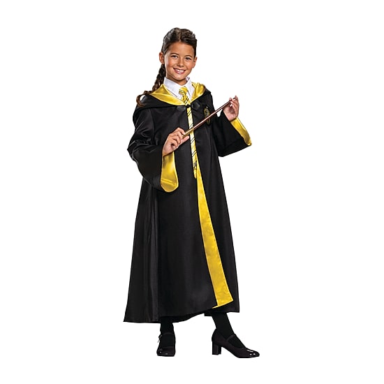 Little & Big Kid Unisex Hufflepuff Robe Prestige Harry Potter Costume