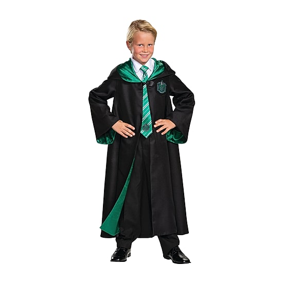 Little & Big Kid Unisex Slytherin Robe Prestige Harry Potter Costume
