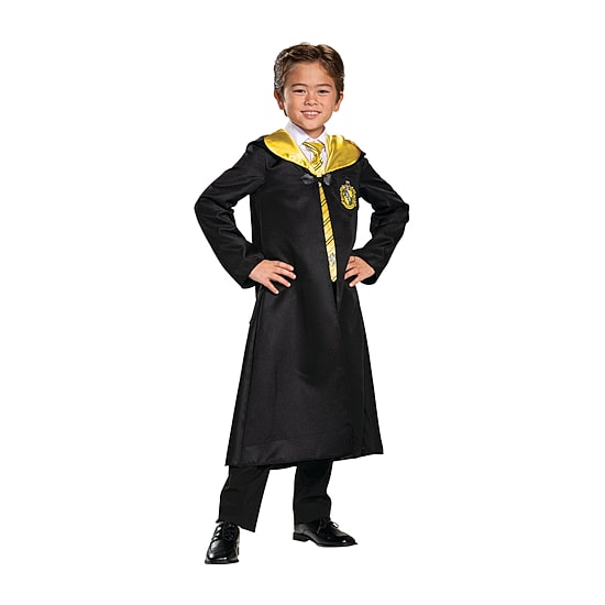 Little & Big Kid Unisex Hufflepuff Robe Classic Harry Potter Costume