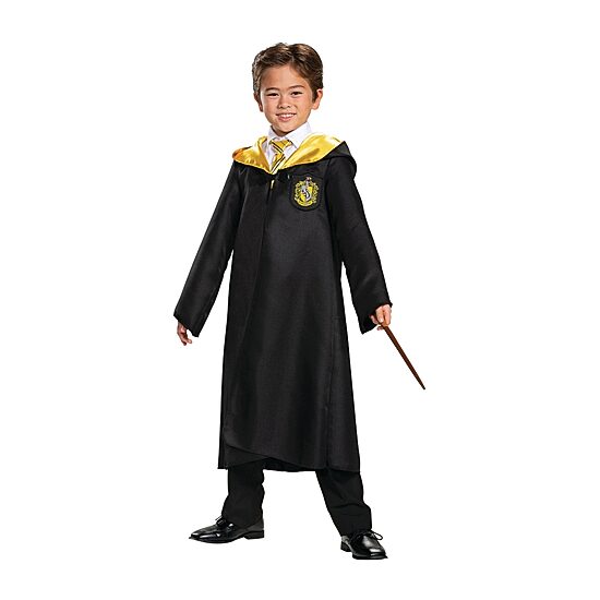 Little & Big Kid Unisex Hufflepuff Robe Classic Harry Potter Costume