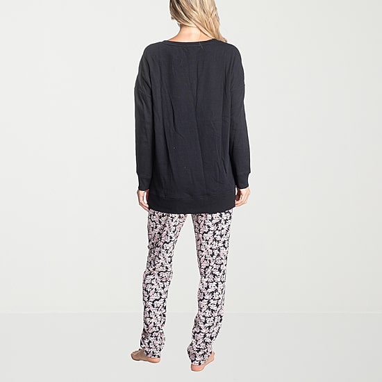 Hanes Womens Long Sleeve 2-pc. Pajama Set