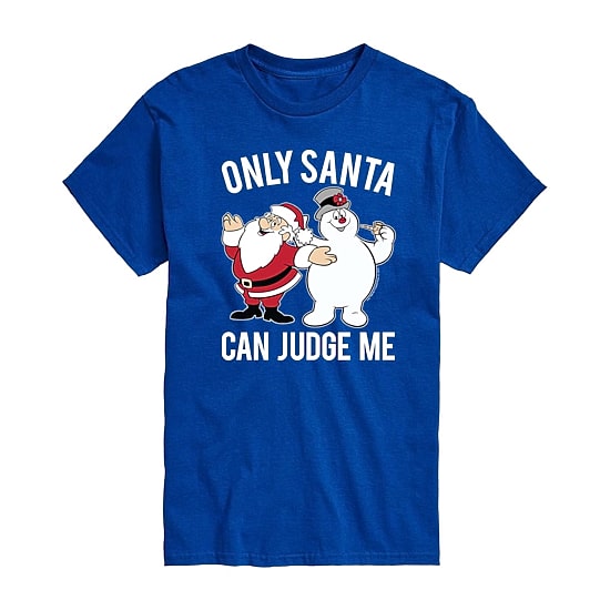 Mens Short Sleeve Frosty the Snowman Graphic T-Shirt