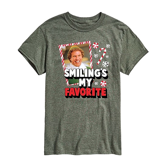 Mens Short Sleeve Elf Graphic T-Shirt