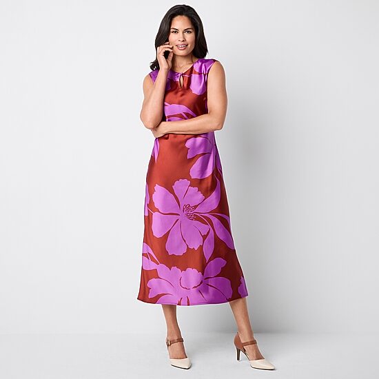 Liz Claiborne Floral Sleeveless Dress, Stilettos, Fragrance