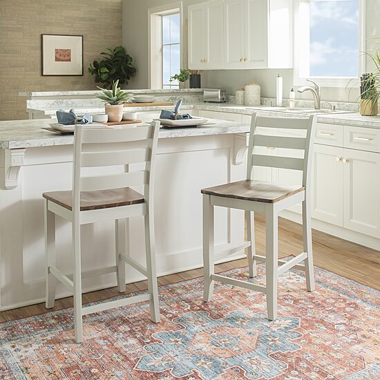 Linon Wenzel 2-pc. Counter Height Bar Stool
