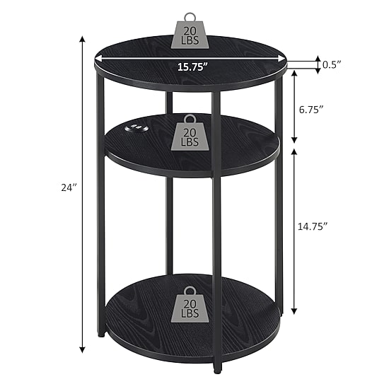 Convenience Concepts Simon End Table