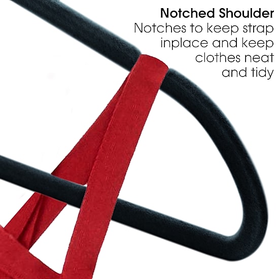 Elama Velvet Slim Profile Heavy Duty Felt 100-pc. Plastic Hangers