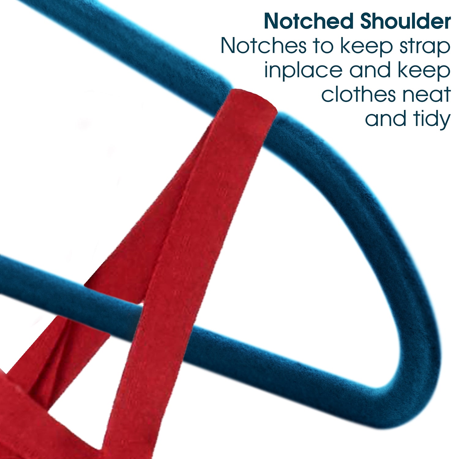 Elama Velvet Slim Profile Heavy Duty Felt 30-pc. Plastic Hangers