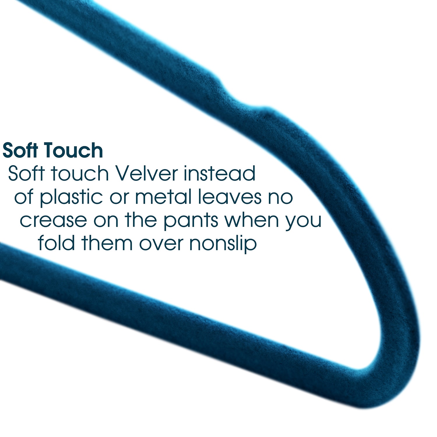 Elama Velvet Slim Profile Heavy Duty Felt 30-pc. Plastic Hangers