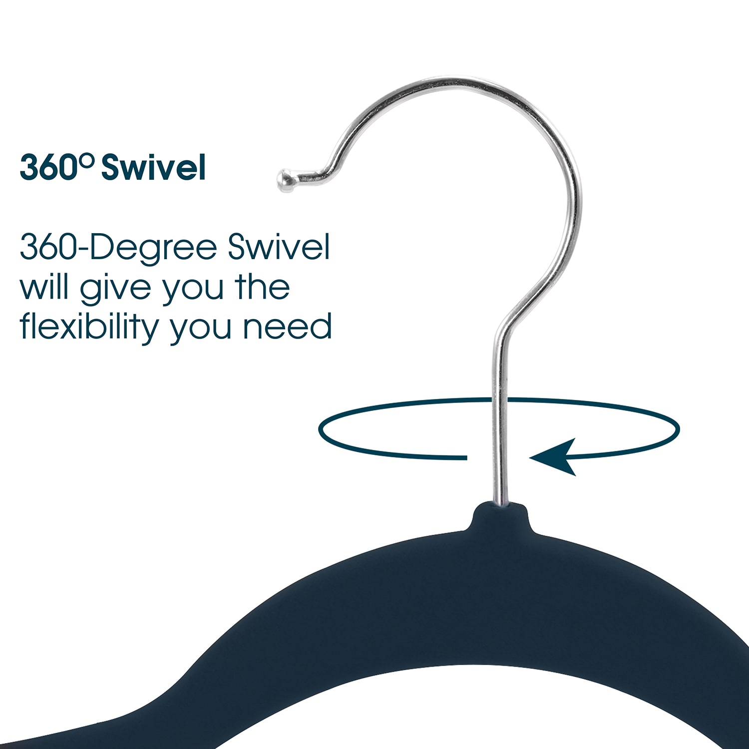 Elama Velvet Slim Profile Heavy Duty Felt 30-pc. Plastic Hangers