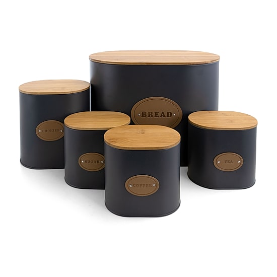 MegaChef Kitchen Food Storage And Organization 5-pc. Canister
