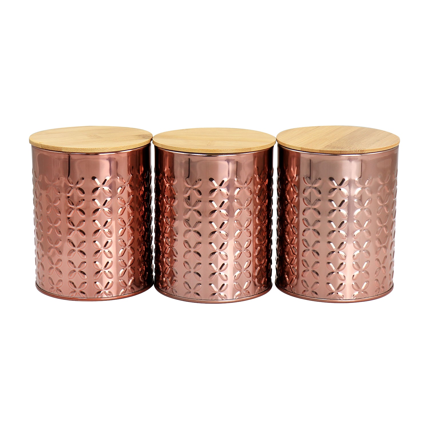 MegaChef Aluminum 3-pc. Canister