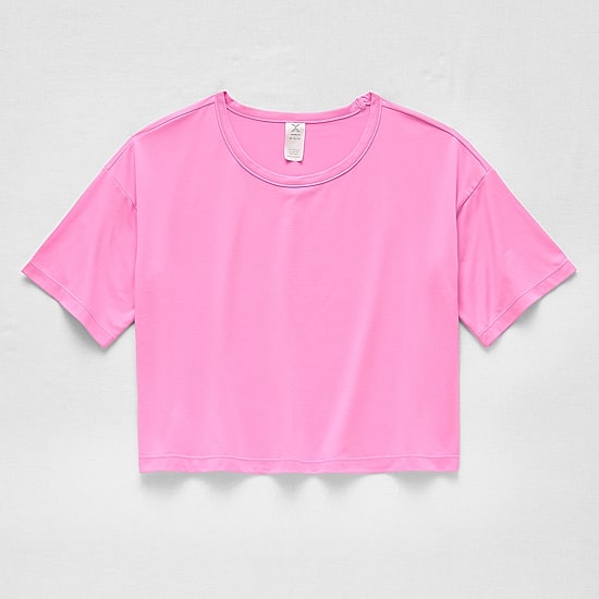 Xersion Little & Big Kid Girls Crew Neck Short Sleeve Active T-Shirt