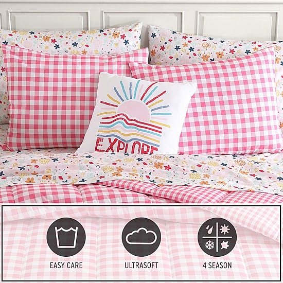 Eddie Bauer Preston Check Easy Care Comforter Set