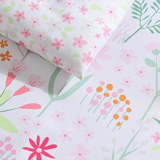 Laura Ashley Sunshine Flowers Floral Easy Care Comforter Set