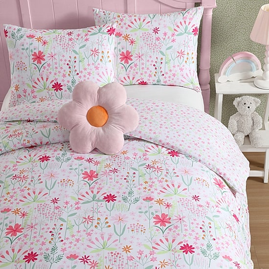 Laura Ashley Sunshine Flowers Floral Easy Care Comforter Set