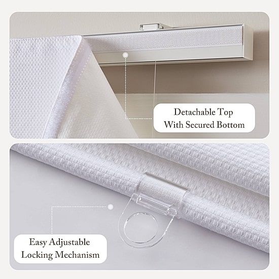 Madison Park Galen Matte Cordless Room Darkening Roman Shade