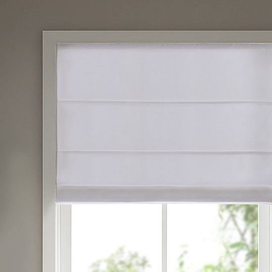Madison Park Galen Matte Cordless Room Darkening Roman Shade