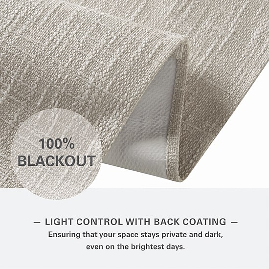 Madison Park Quincy Cordless 100% Blackout Roman Shade