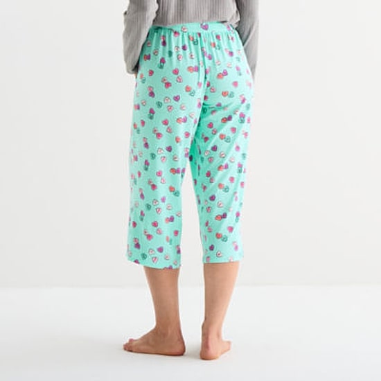 Sleep Chic Womens Pajama Capri Pant