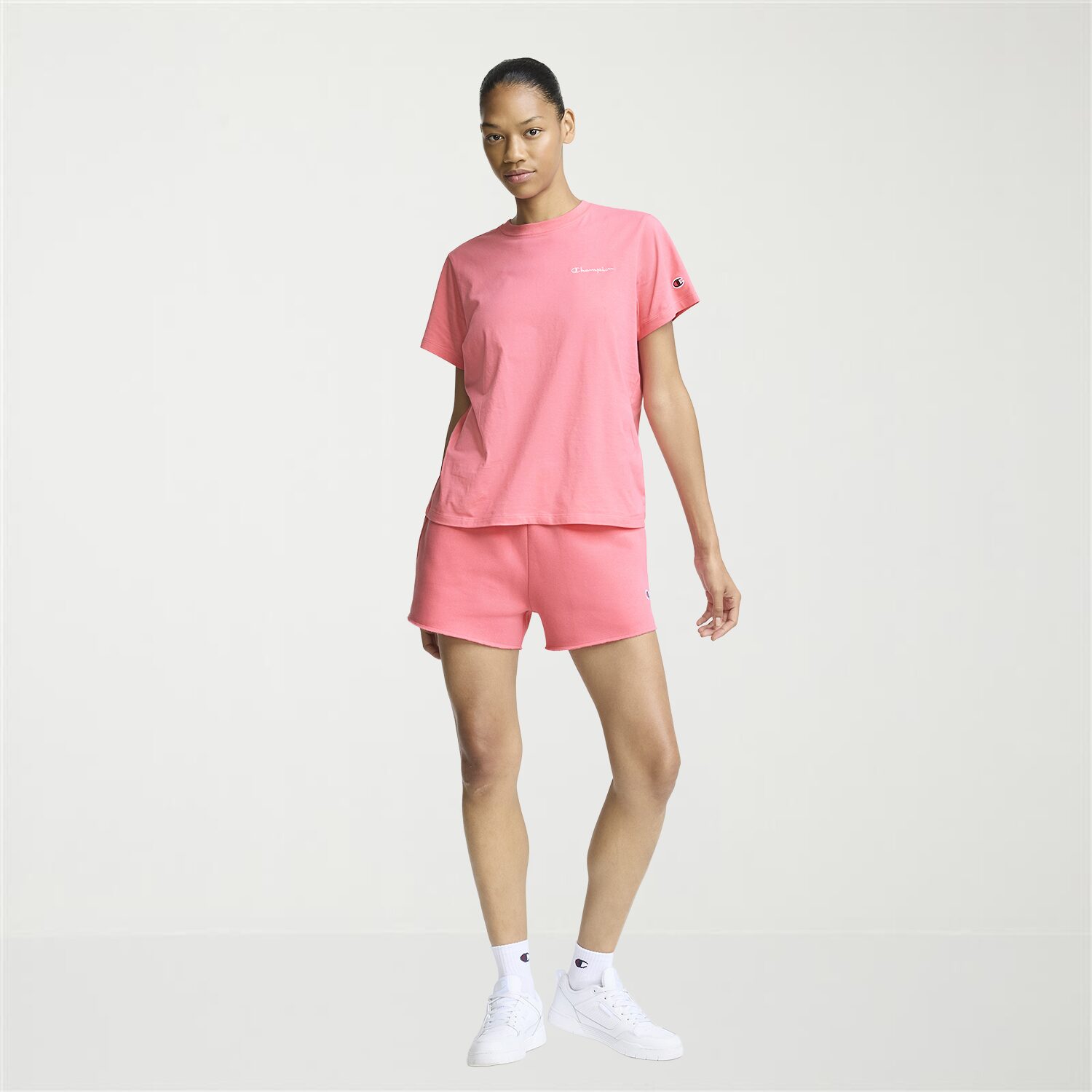 Champion Womens Crew Neck Short Sleeve Active T-Shirt