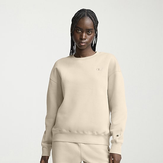Champion Womens Powerblend Crew Neck Long Sleeve Sweatshirt