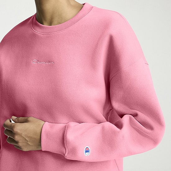 Champion Womens Powerblend Crew Neck Long Sleeve Sweatshirt