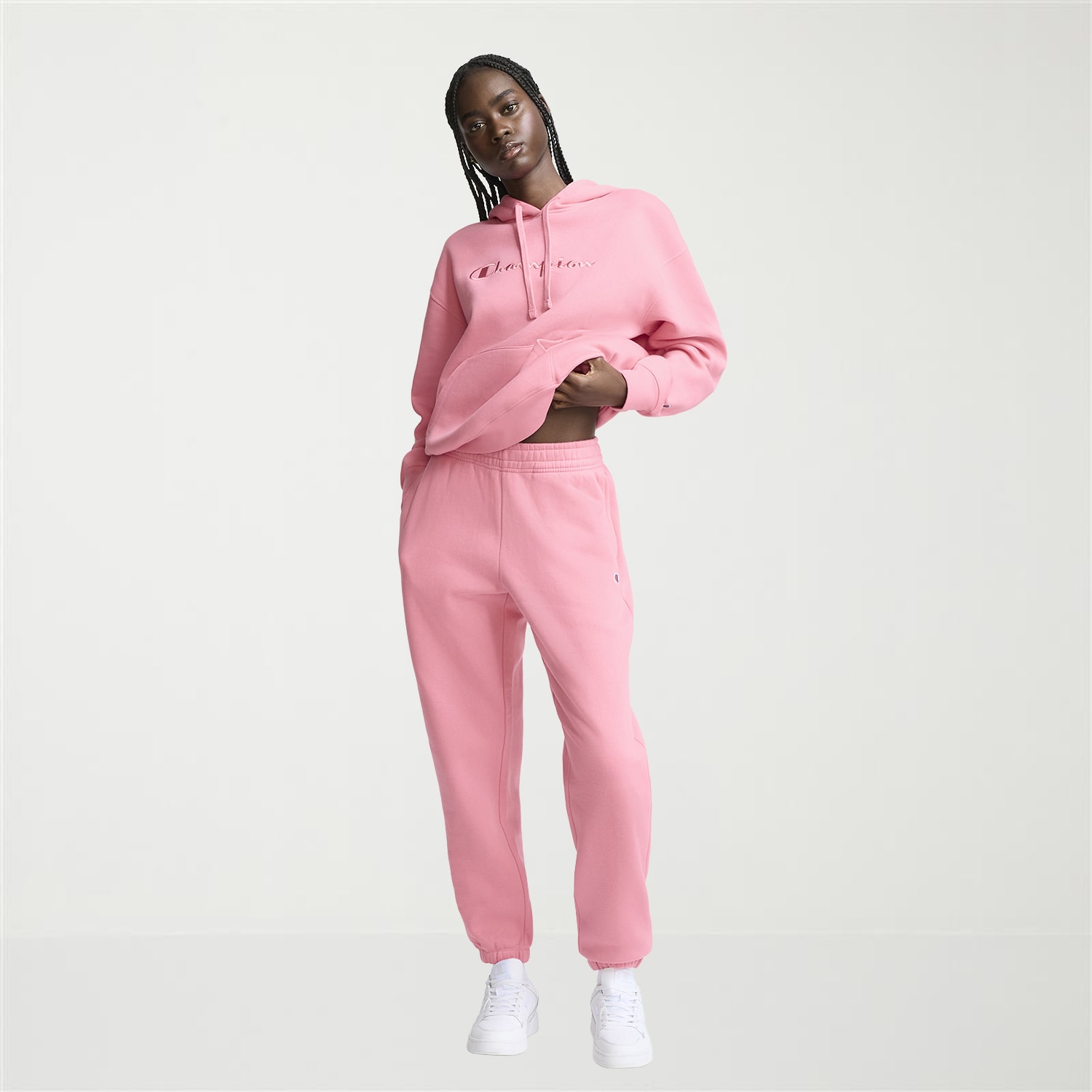 Champion Womens Powerblend Mid Rise Cinched Sweatpant