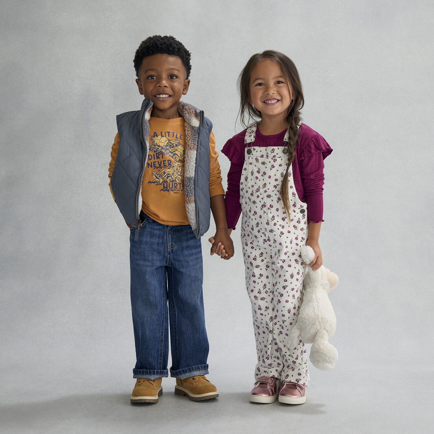 Okie Dokie Toddler & Little Boys Adjustable Waist Straight Leg Jean