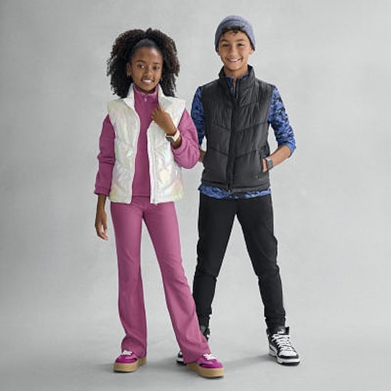 Xersion Little & Big Kid Boys Heavyweight Puffer Vest