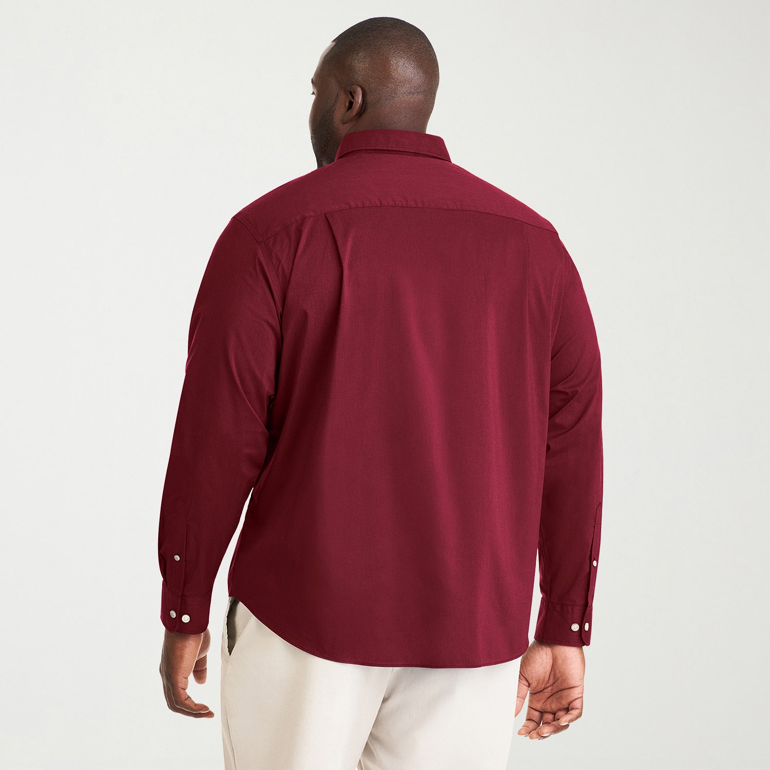 Van Heusen Cronbie Mens Long Sleeve Regular Fit Stretch Fabric Big and Tall Button-Down Shirt