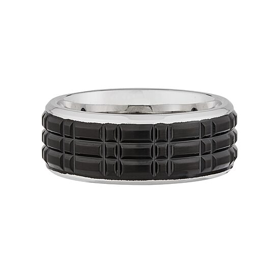 Mens 8MM Cobalt Wedding Band