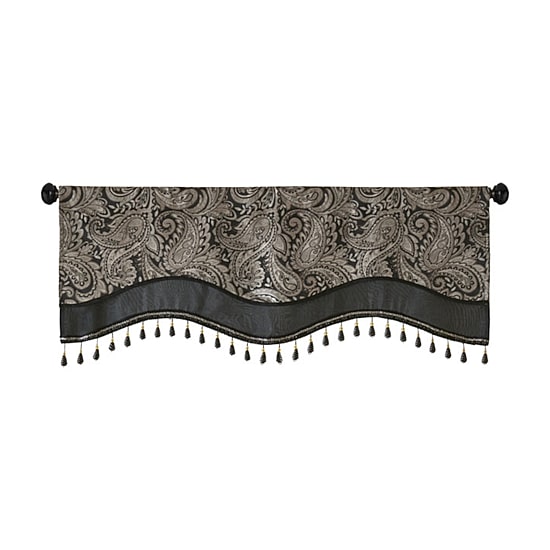 Madison Park Whitman Rod Pocket Scallop Valance