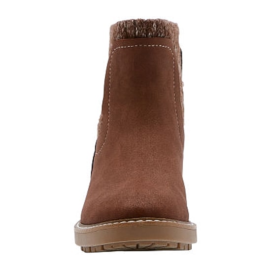 St. John's Bay Womens Delvin Block Heel Booties
