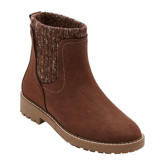 St. John's Bay Womens Delvin Block Heel Booties