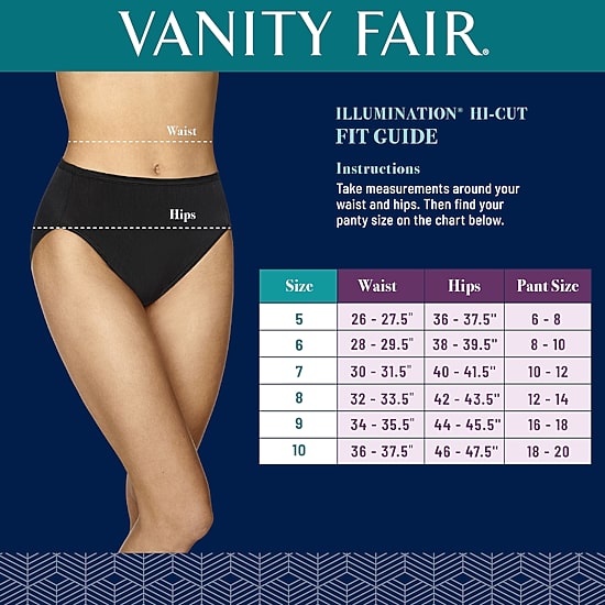 Vanity Fair® Illumination® High Cut Panty - 13108