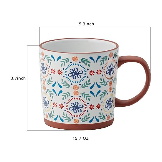 Mesa Mia Chapala 4-pc. Stoneware Coffee Mug