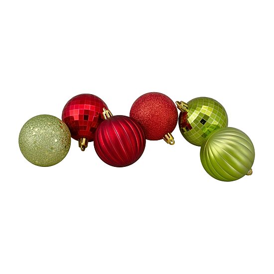 Northlight 3-Finish Ball 100-pc. Christmas Ornament