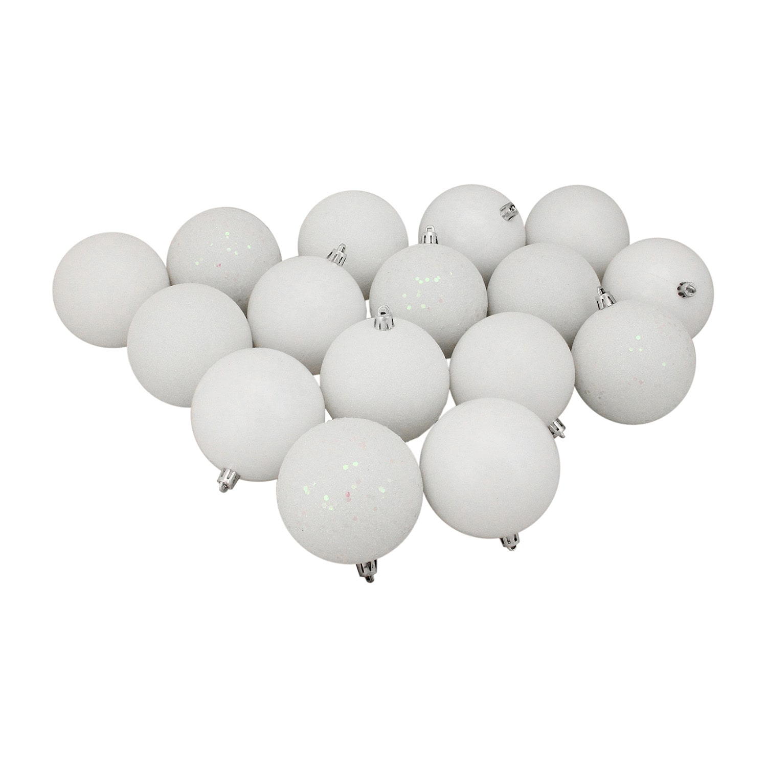 Northlight 4-Finish Ball 16-pc. Christmas Ornament