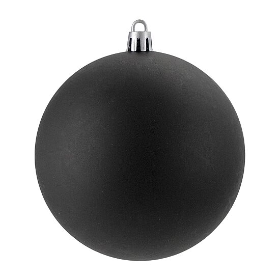 Northlight Black Matte Ball 12-pc. Christmas Ornament