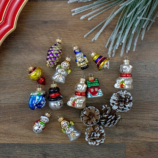 Northlight 2-Finish Cold Glass Gold 12-pc. Christmas Ornament