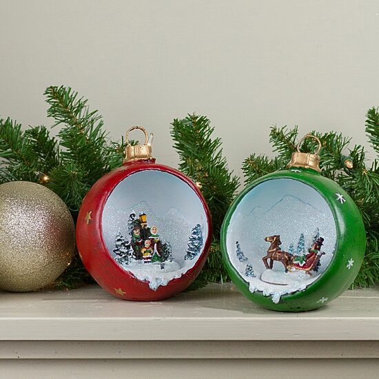 Northlight Led Winter Scene 2-pc. Lighted Christmas Ornament