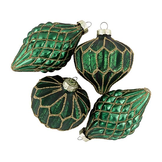 Northlight Kiwi With Onion And Finial 4-pc. Christmas Ornament