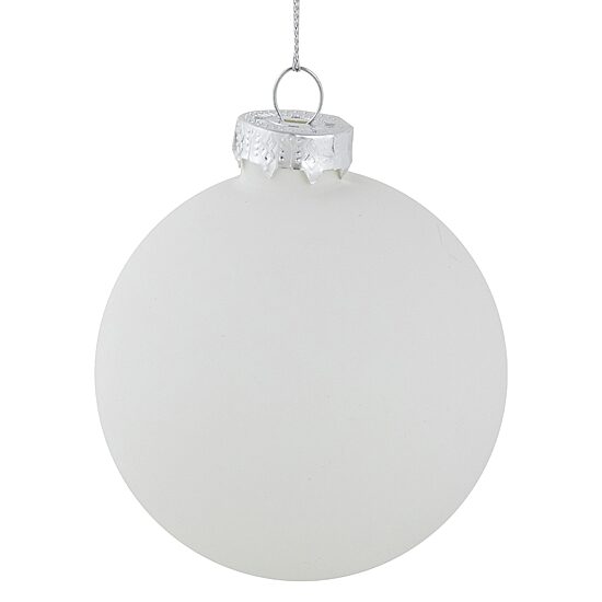 Northlight Glass Ball With Trees 4-pc. Christmas Ornament