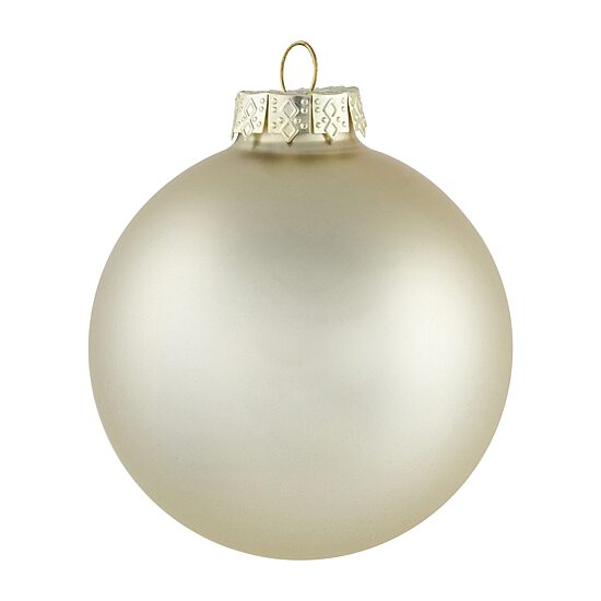 Northlight 2-Finish Glass Ball 6-pc. Christmas Ornament